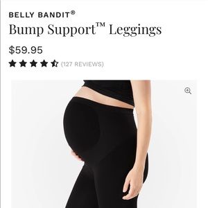 NWT Belly Bandit Belly Support Leggings Black L